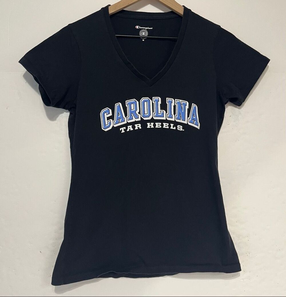 Champion Black Carolina Tar Heels Tee   Size M